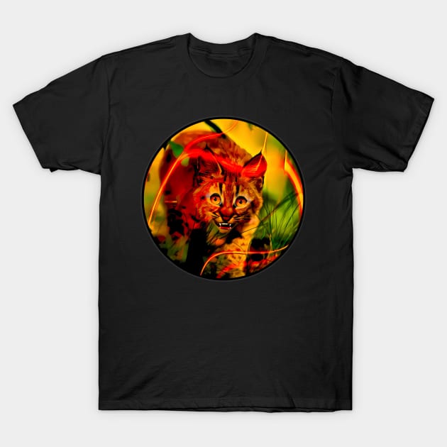 Small lynx with a smile T-Shirt by UMF - Fwo Faces Frog